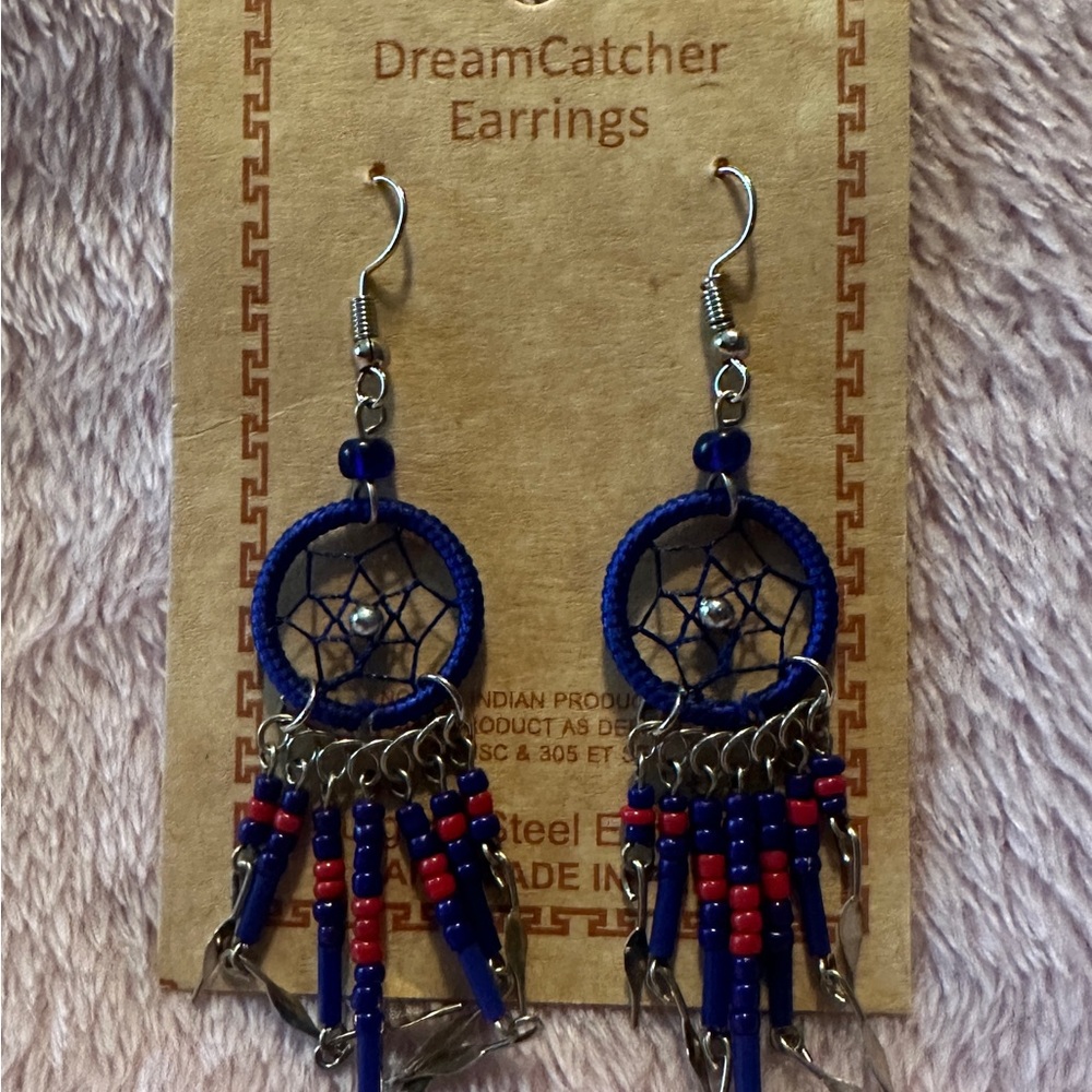Dream Catcher Earrings - Picture 1 of 2